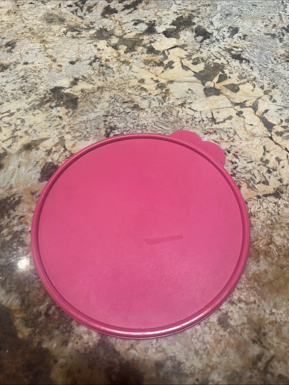 Tupperware White Round Lid/Container Base
